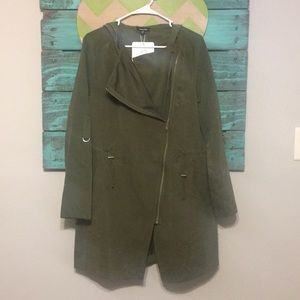 Olive green coat